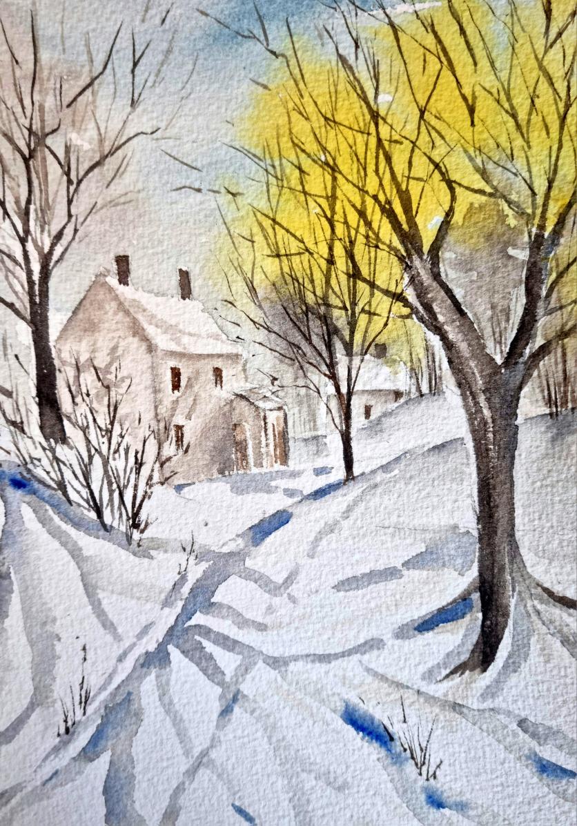 Brushstrokes of Winter Dreams