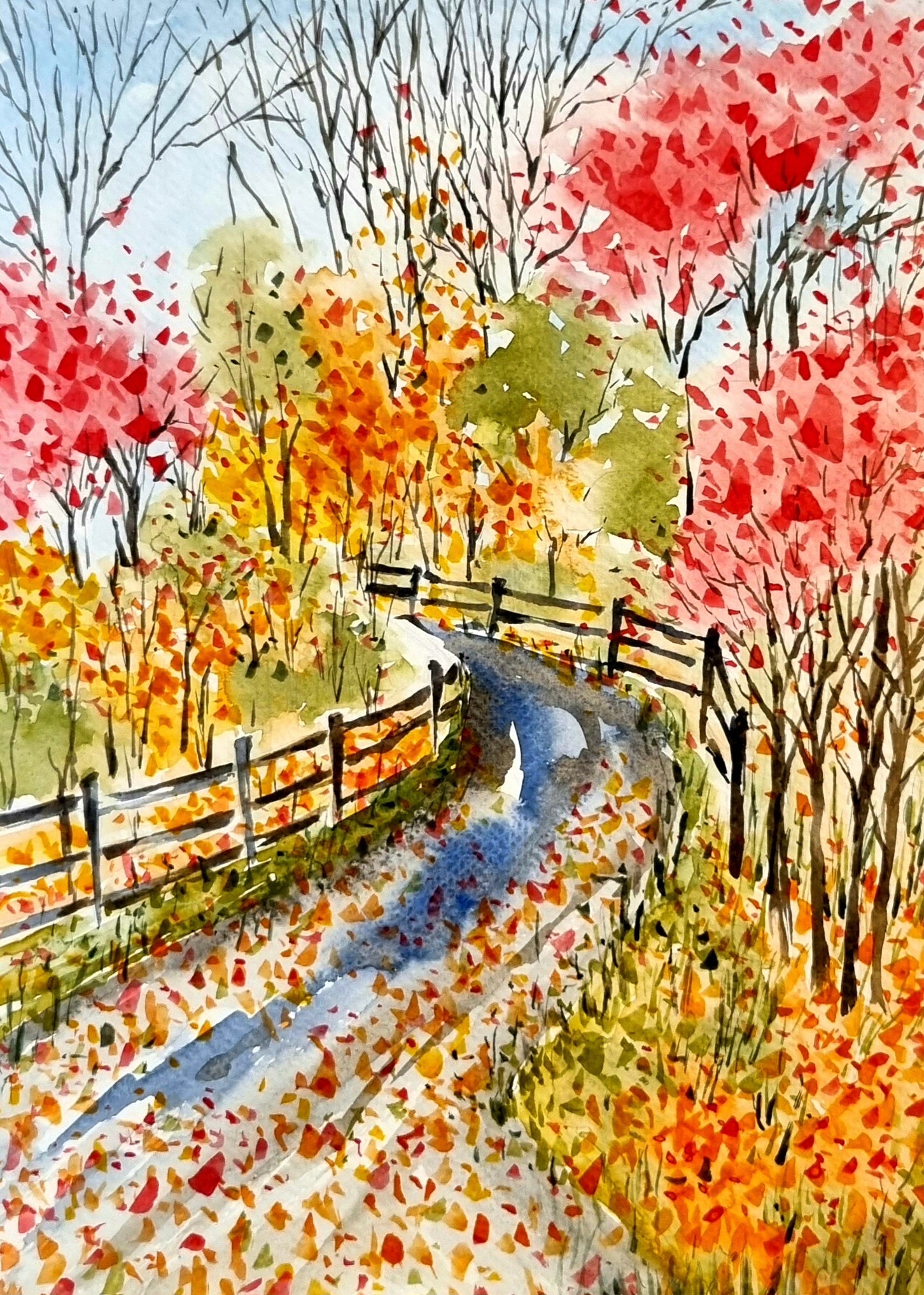 Four Seasons in Watercolor