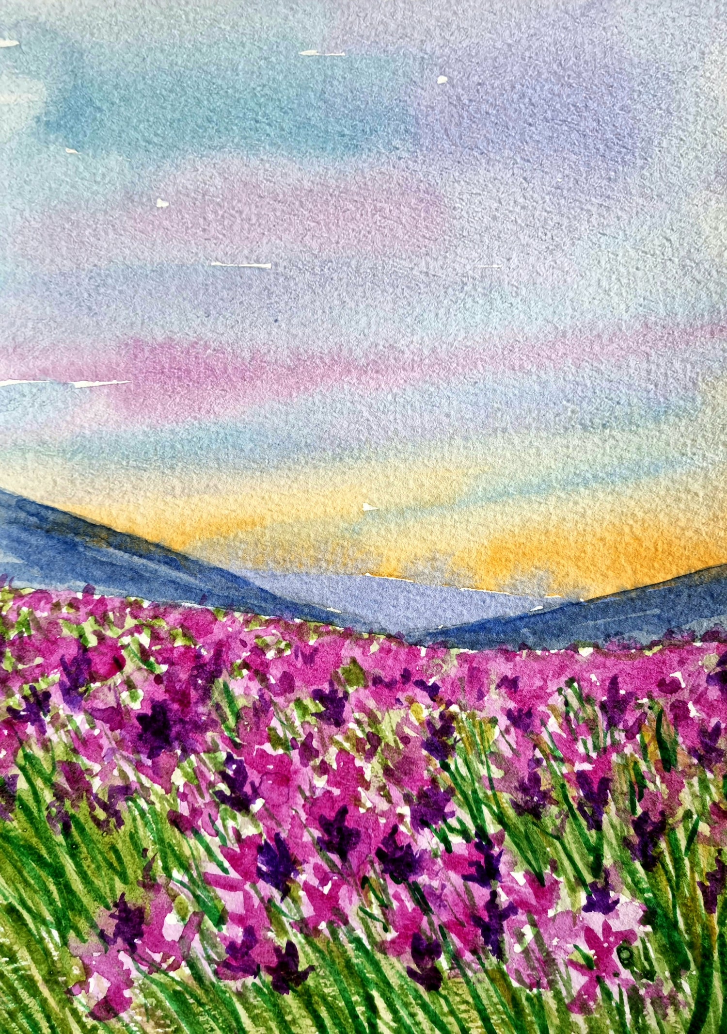 Tiny Watercolor Landscape (A5 Series)